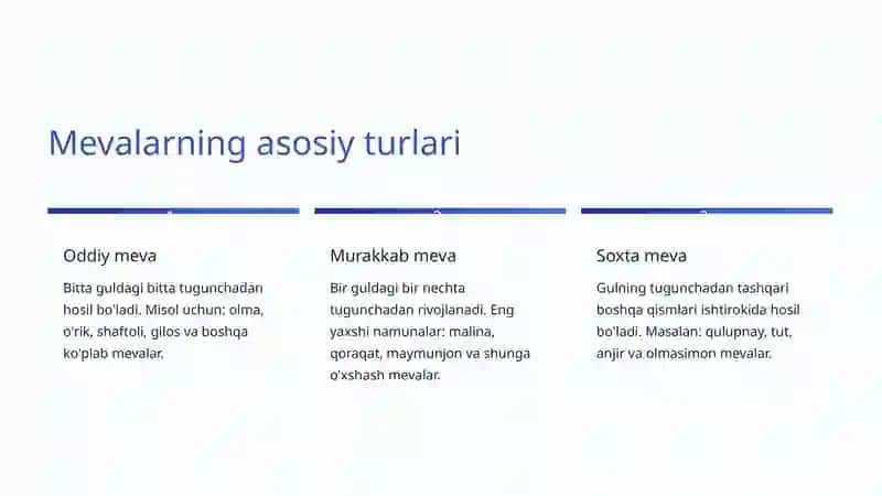 Meva va urug'larning turlari 3