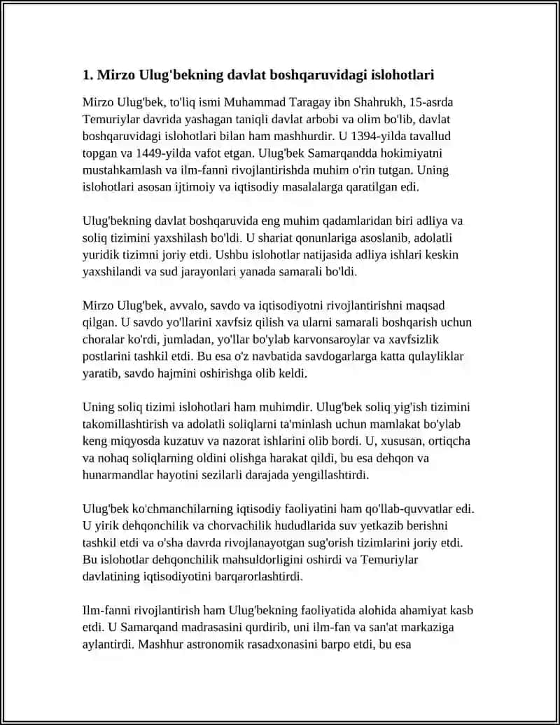 MIRZO ULUG'BEK-DAVLAT ARBOBI 3