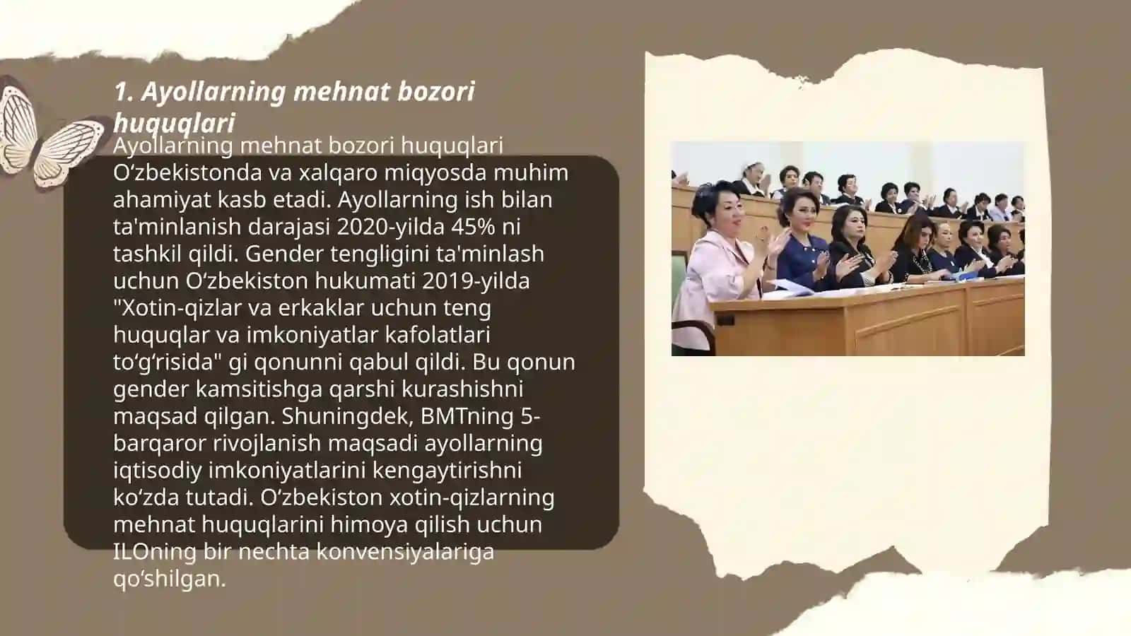 Ayollarning mehnat bozori huquqlari 3