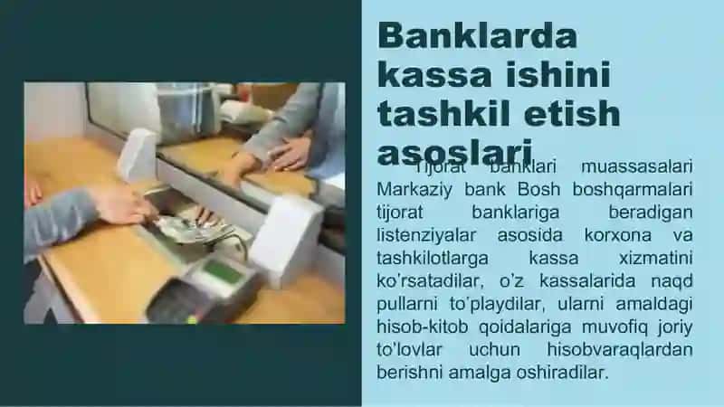 Banklarda naqd pul va kassa operatsiyalari auditi 3