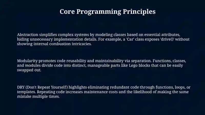 Core Programming Principles 3
