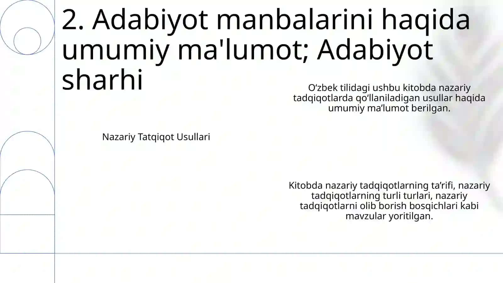 Nazariy Tatqiqot Usullari 3