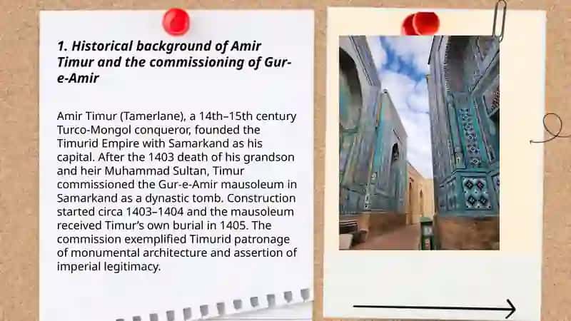 The Mausoleum of Amir Timur 3