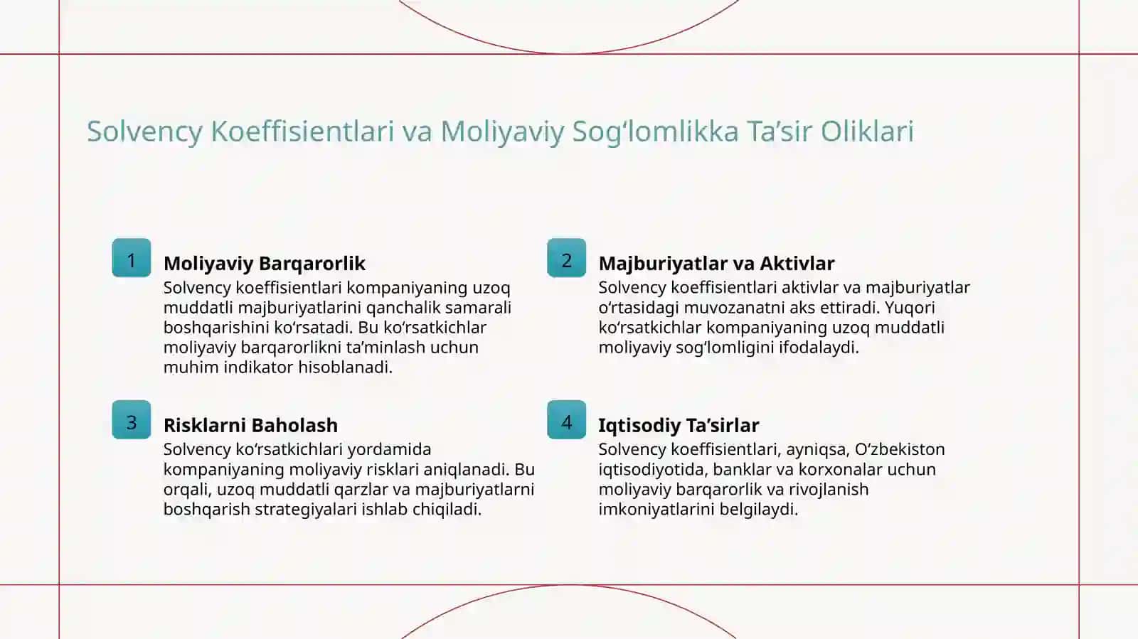 To‘lov qobiliyatini ifodalovchi koeffisientlar tahlili 3