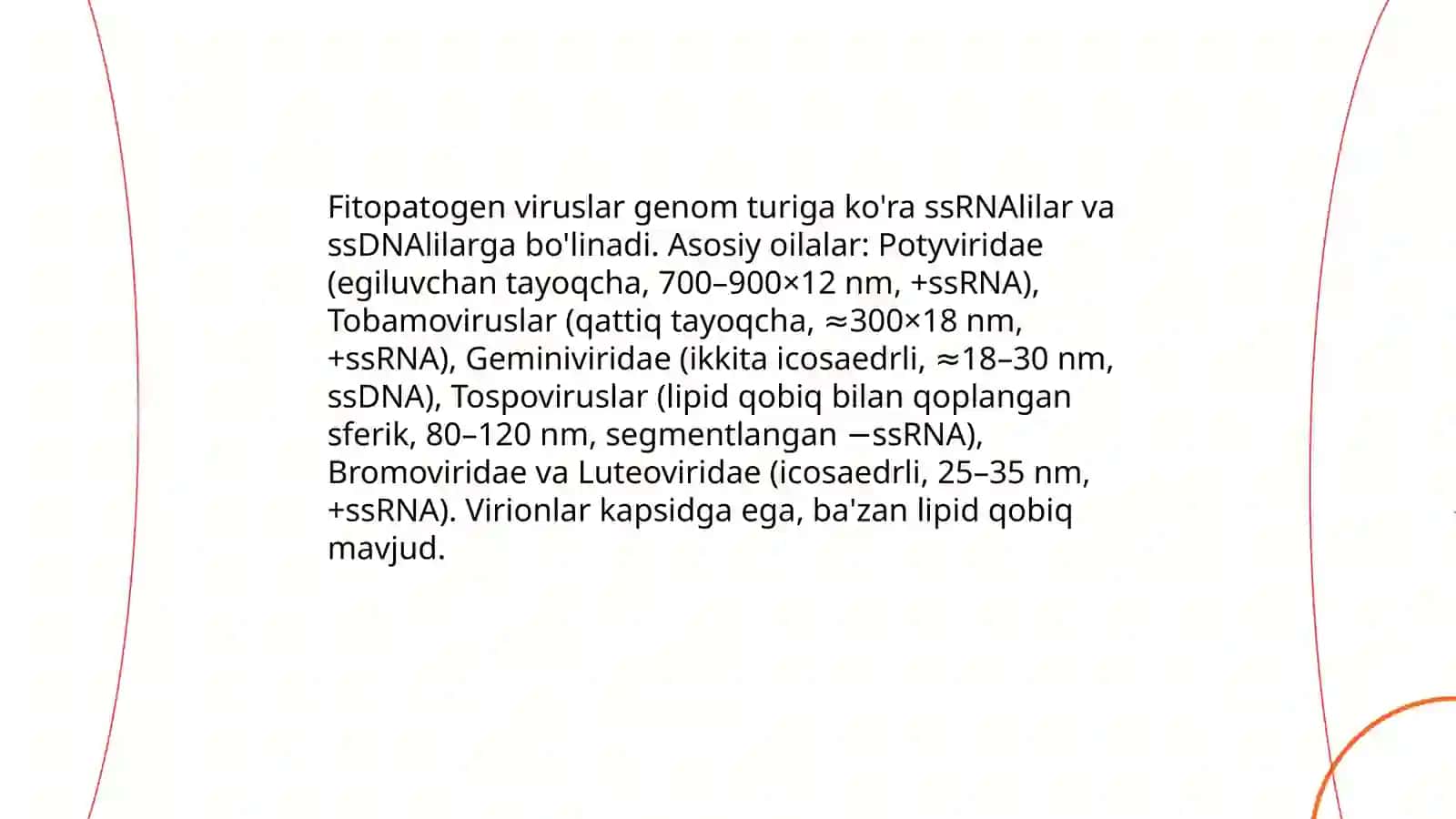 Fitopatogen viruslar va ularning xalq xo‘jaligidagi ahamiyati 3
