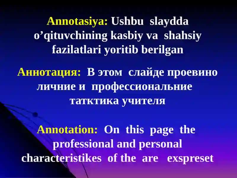 O’QITUVCHINING NAMUNA BO’LADIGAN SHAXSIY VA KASBIY FAZILATLARI 3