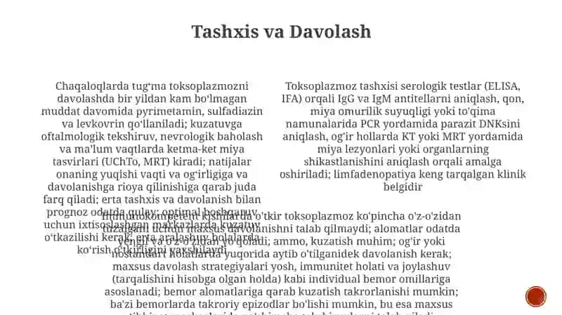 Toksoplazmoz kasalligini qõzğovchisi 3