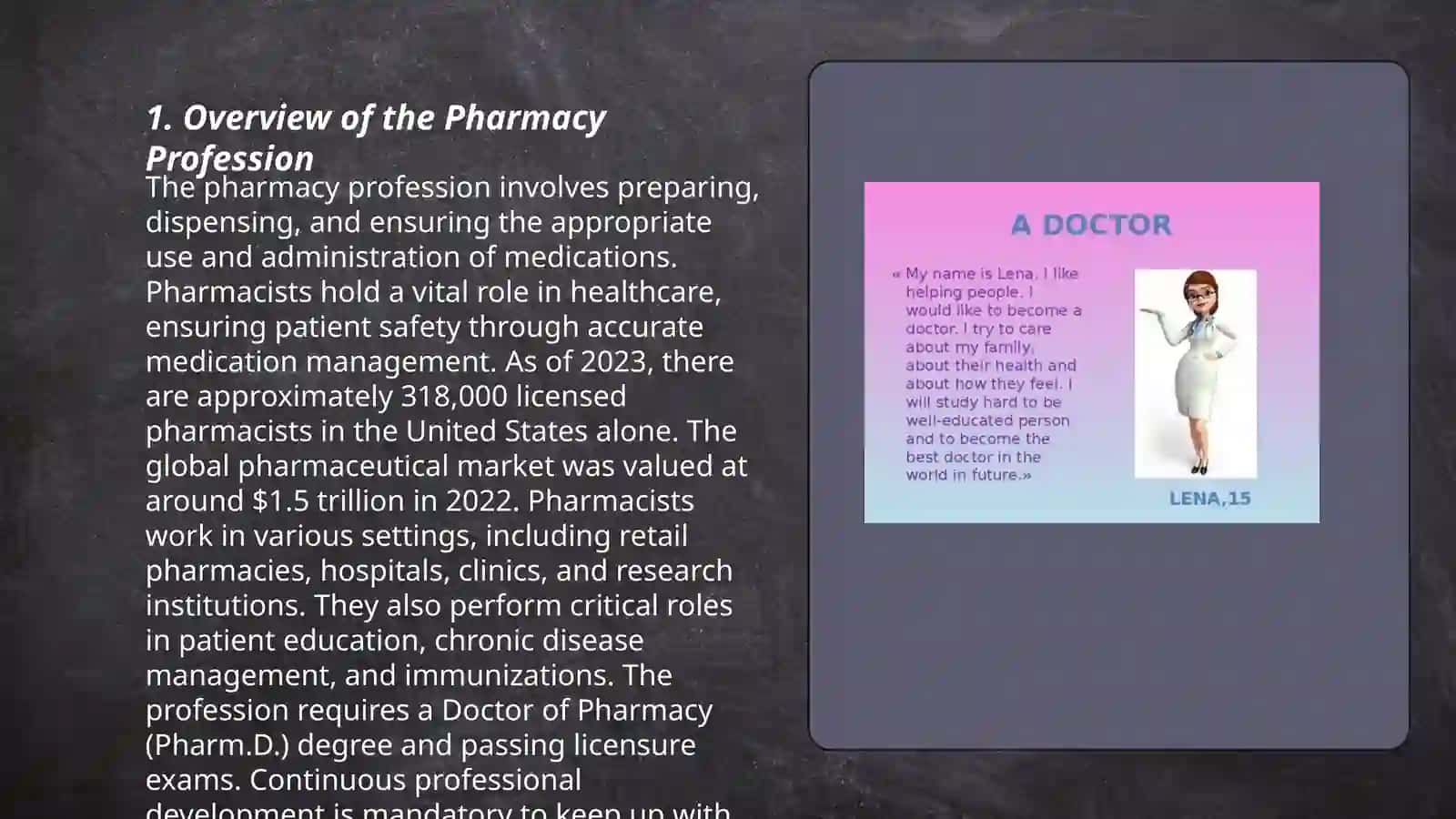 Pharmacist profession overview 3