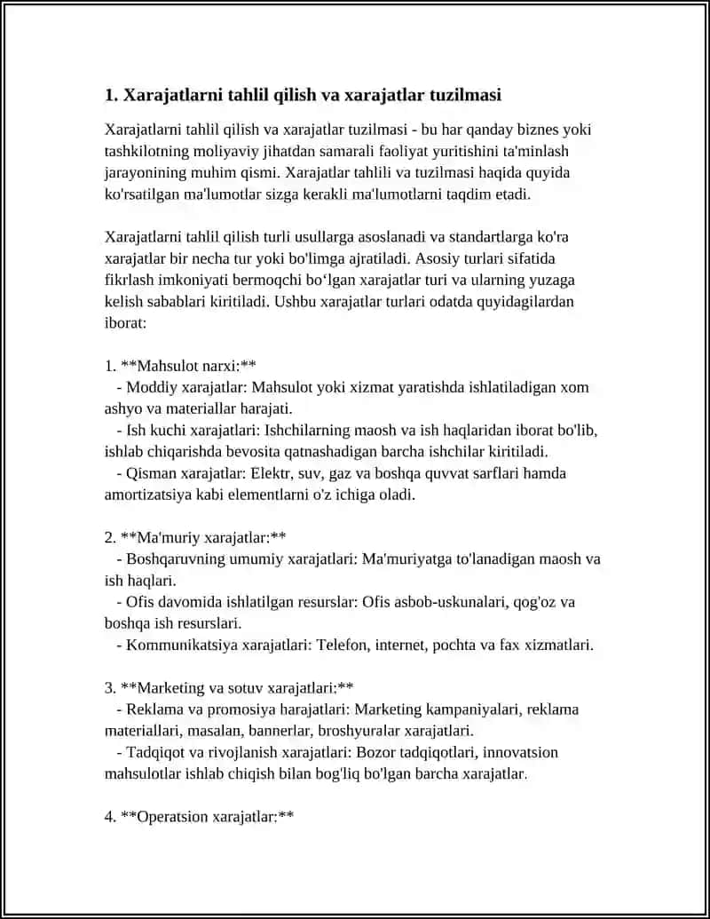 KICHIK BIZNES VA XUSUSIY TADBIRKORLIK FAOLIYATINI RIVOJLANTIRISHDA XARAJATLAR VA ULARNI MINIMALLASHTIRISH YO‘LLARI 3