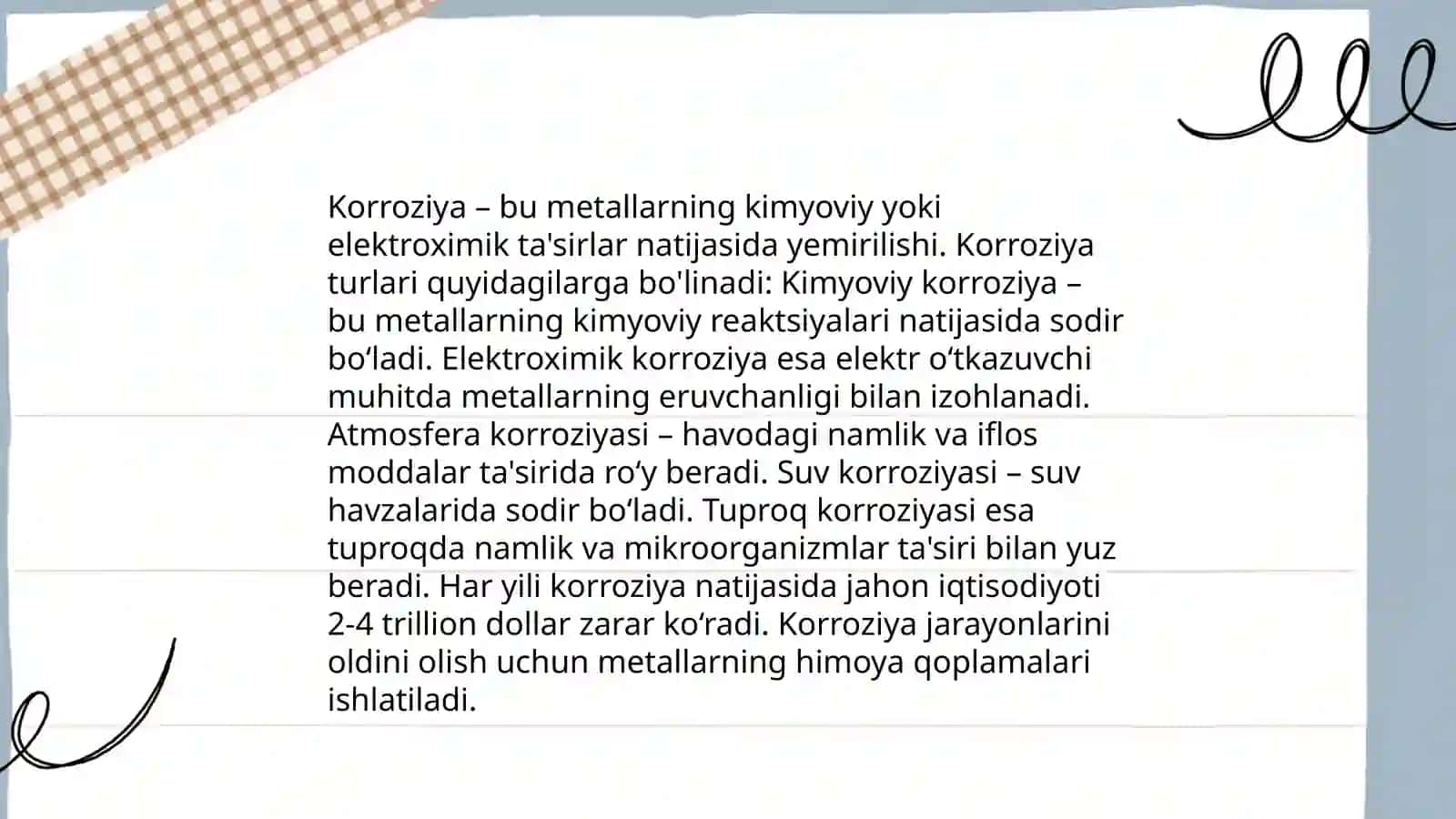 Metallarni korroziyadan himoya qilish usullari 3