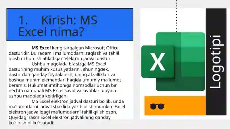 MS Excel dasturining (2016, 2010, 2013) versiyalari orasidagi farqlar 3