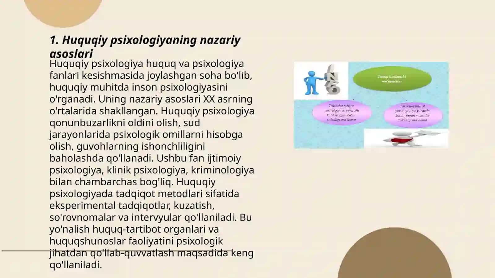 Yuridik va jinoiy psixologiyaning tadqiqot usullari 3