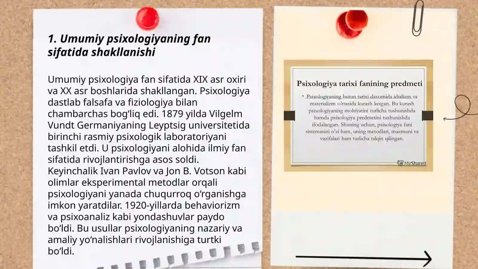 Umumiy psixologiyaning mustaqil fan sifatida vujudga kelishi, uning rivojlanish tarixi va hozirgi holati 3