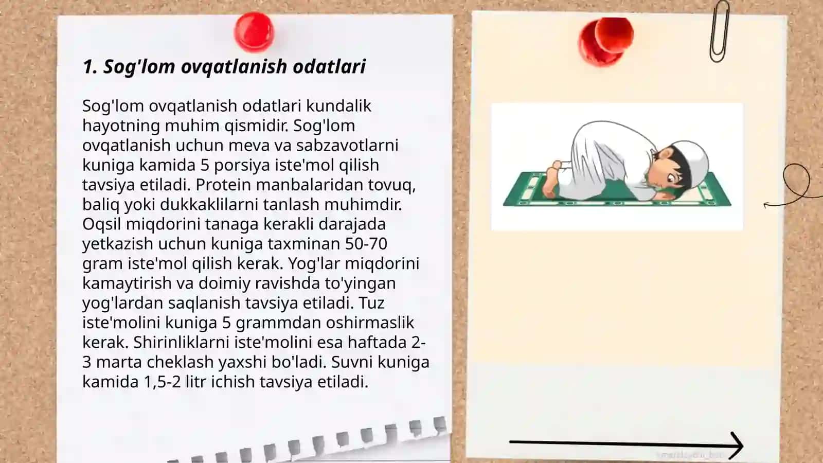 Sog'lom ovqatlanish odatlari 3