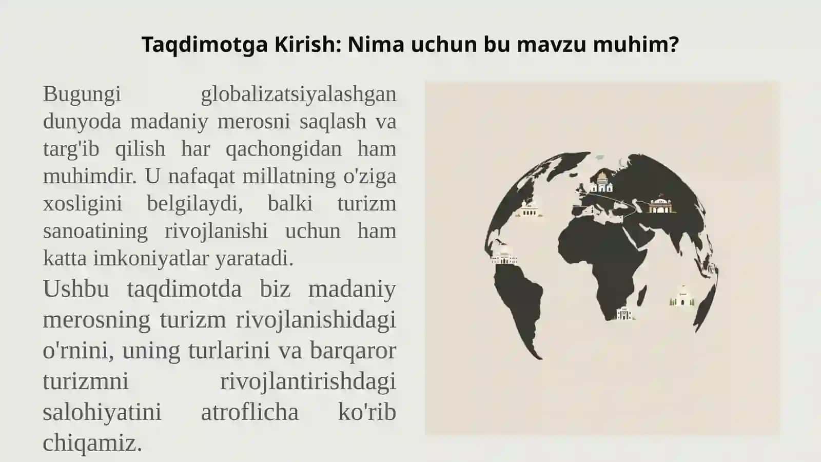 Madaniy meros va uning turizm dagi roli 3