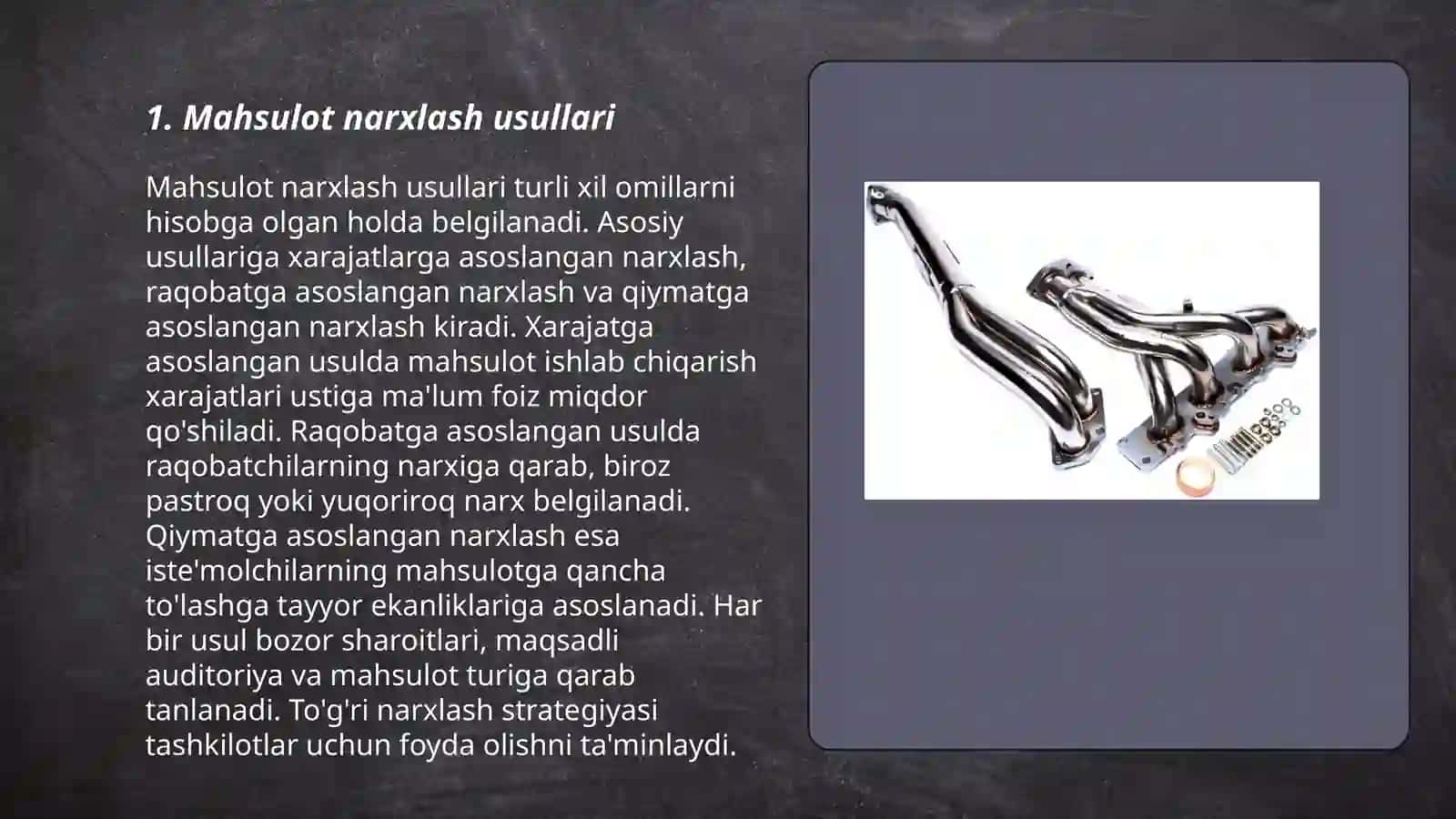 Mahsulot, tovarlar va ularni sotish hisobi 3