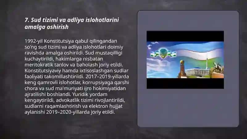 Mustaqillik yillarida davlat boshqaruvida amalga oshirilgan islohotlar 3