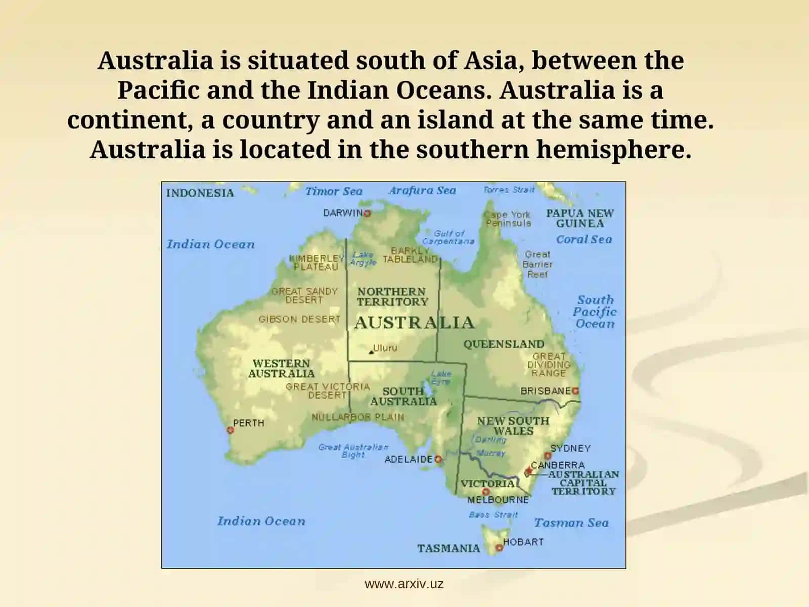 Welcome to Australia 3