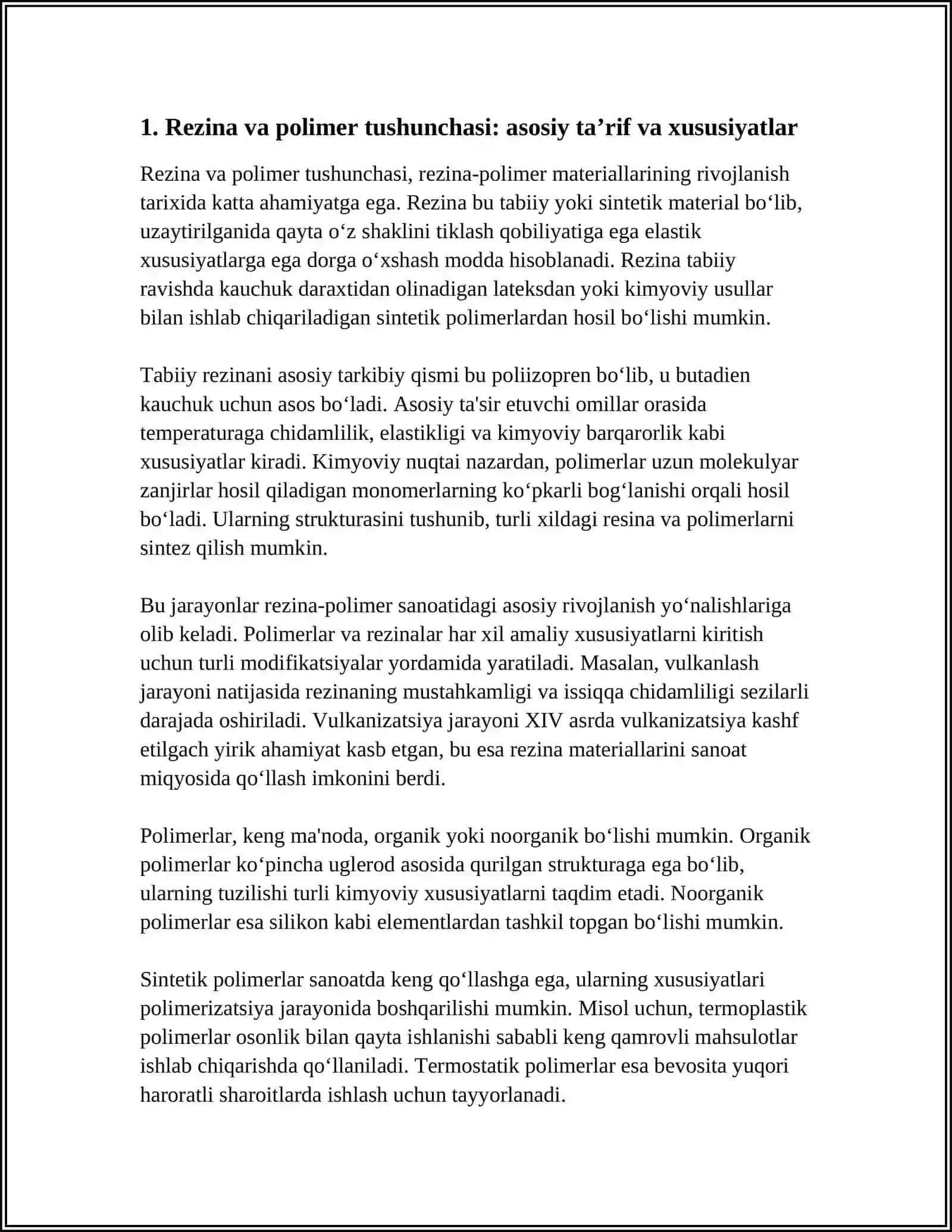 REZINA-POLIMER MATERIALLAR HAQIDA TUSHUNCHA VA RIVOJLANISH TARIXI 3