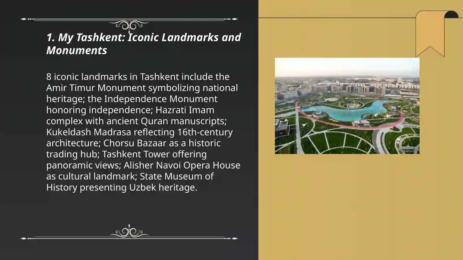 My Tashkent: Iconic Landmarks and Monuments 3