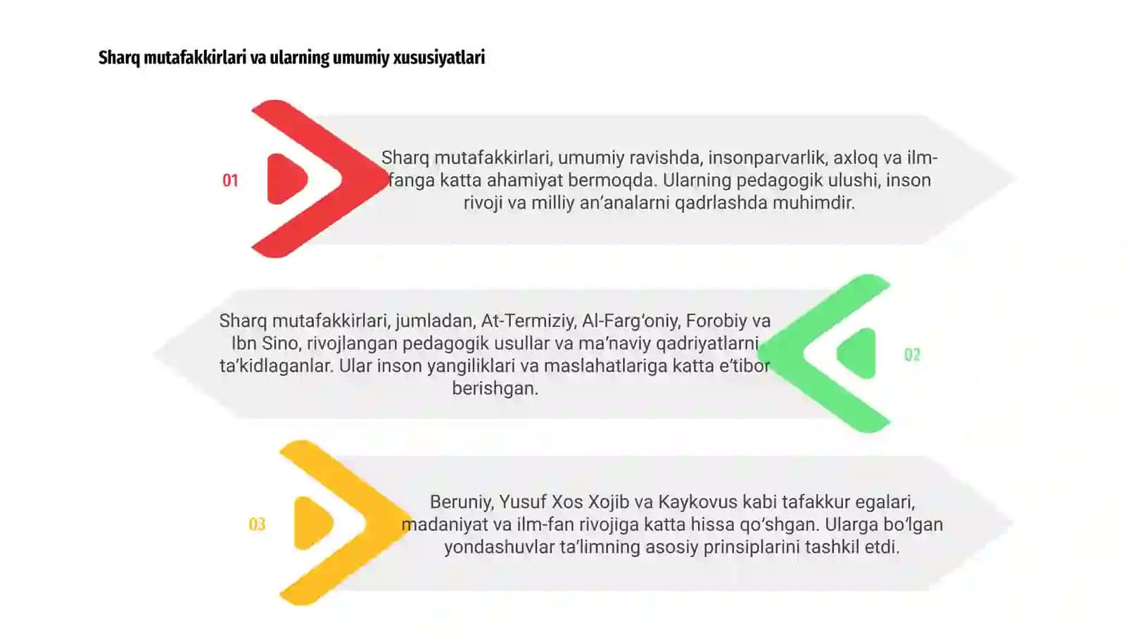 Sharq mutafakkirlari va ularning umumiy xususiyatlari 3