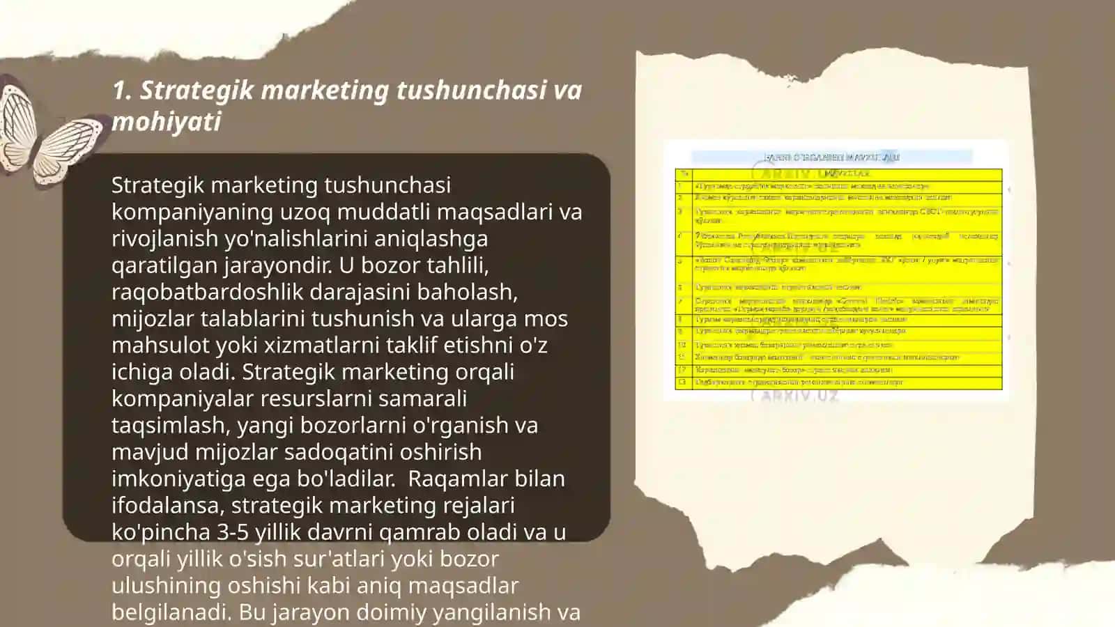 Strategik marketing fanining mohiyati va predmeti 3