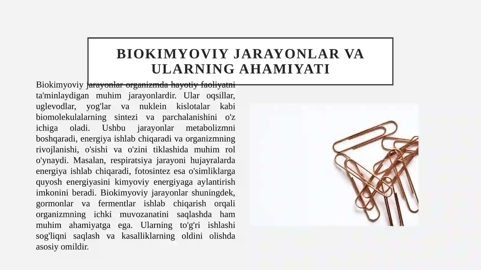 Biokimyoviy jarayonlarning genetik rugulyatsiyasi 3