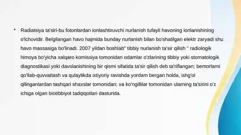Radiatsiyaning atrof-muhitga ta'siri 3