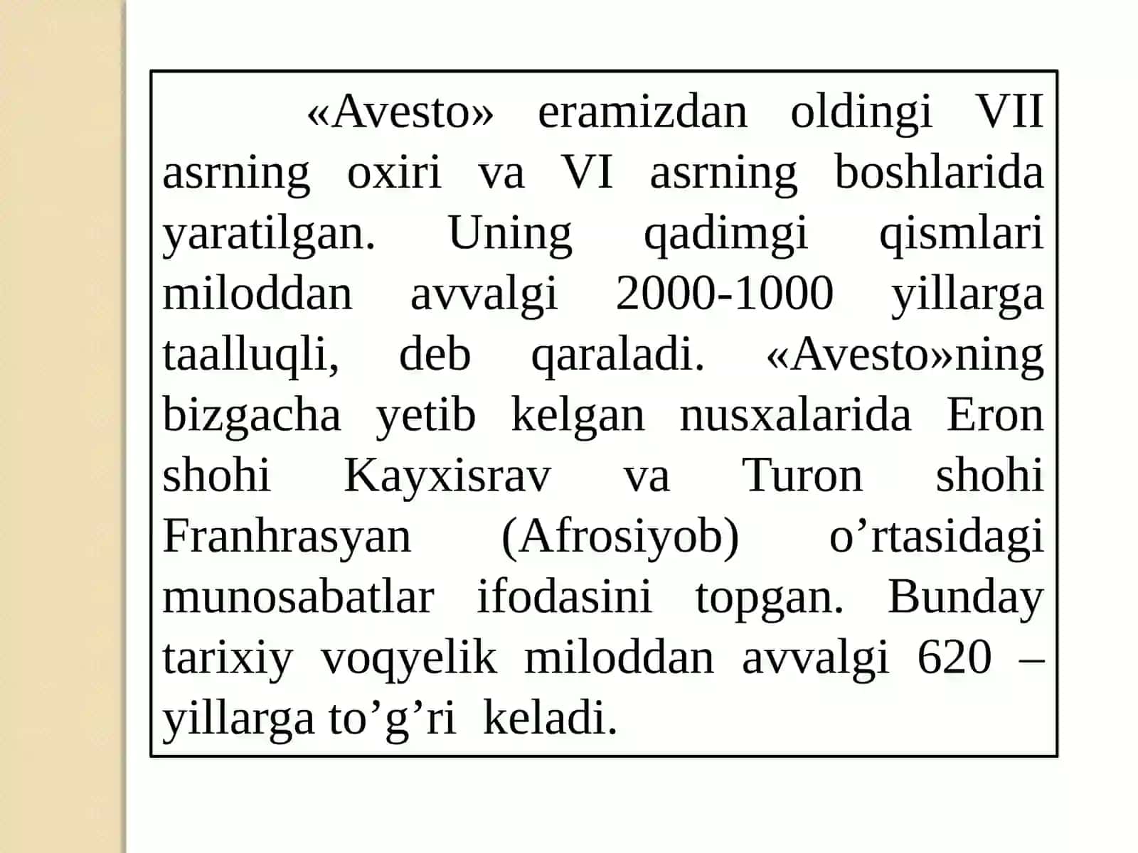 AVESTO'DA EZGU FAZILATLARNI TARBIYALASH MASALASI 3