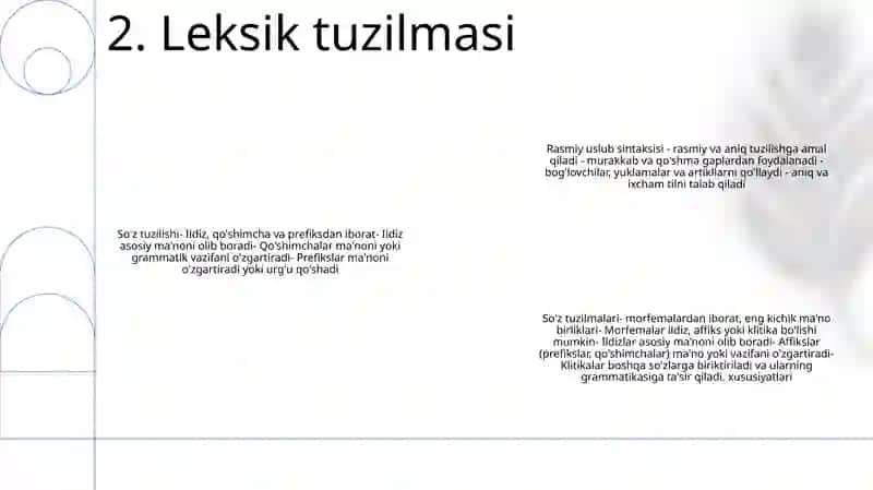 Rasmiy Uslub Sintaksisi 3