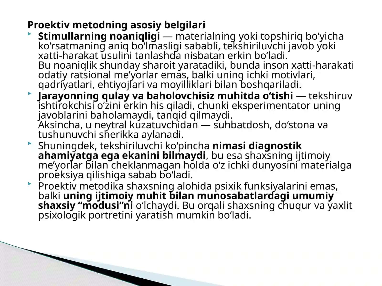 Proyektiv metod 3