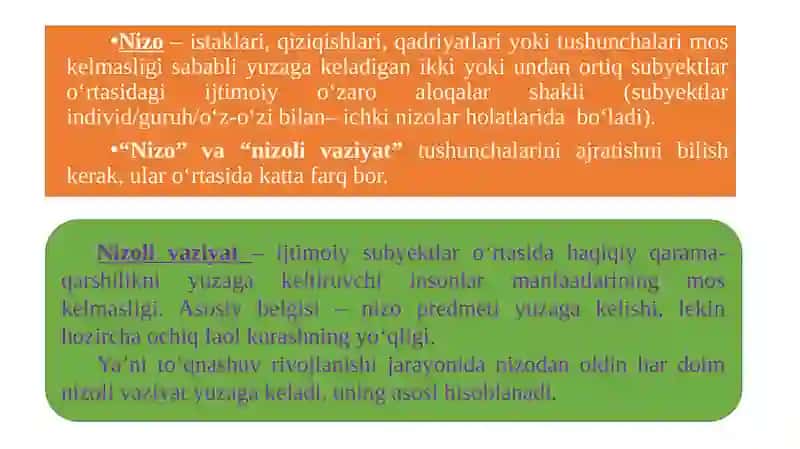 O‘qituvchi kasbiy faoliyatida pedagogik nizolar va ziddiyatlar. O‘qituvchi kasbiy faoliyatida pedagogik nazokat va odob-axloq. 3