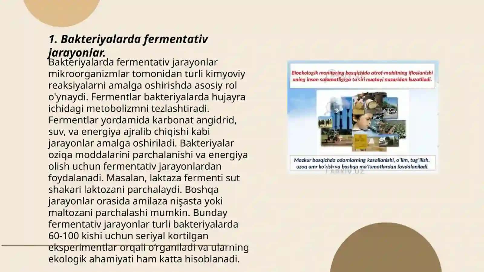 BAKTERIYALARDA FERMENTATIV JARAYONLAR 3