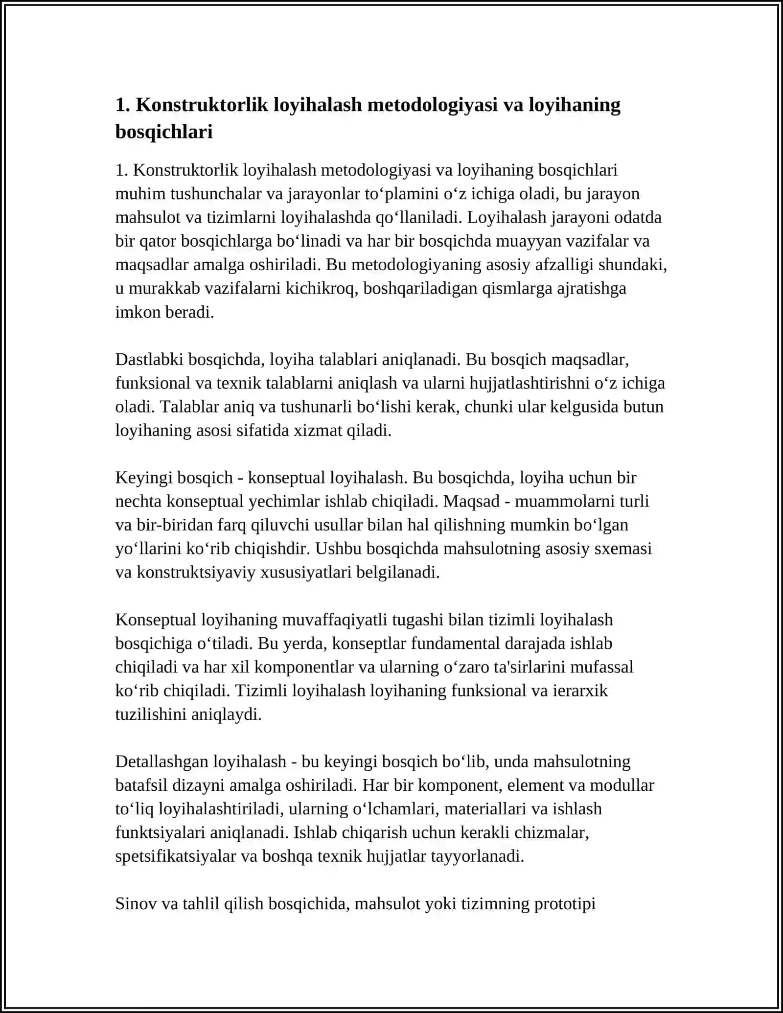 KONSTRUKTORLIK LOYIHALASH MASALALARI 3