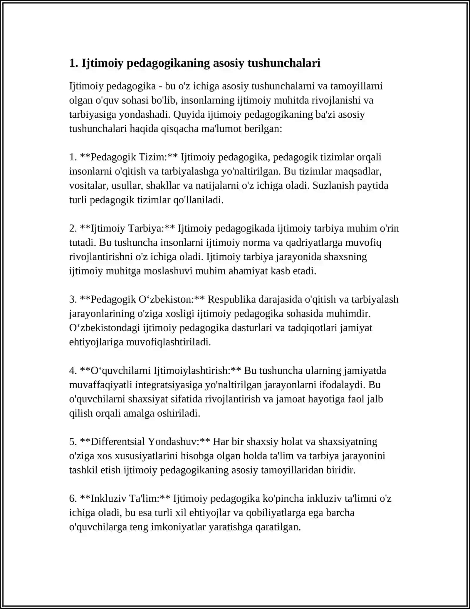 IJTIMOIY PEDOGOGIKA FANINING JORIY ETILISHI 3