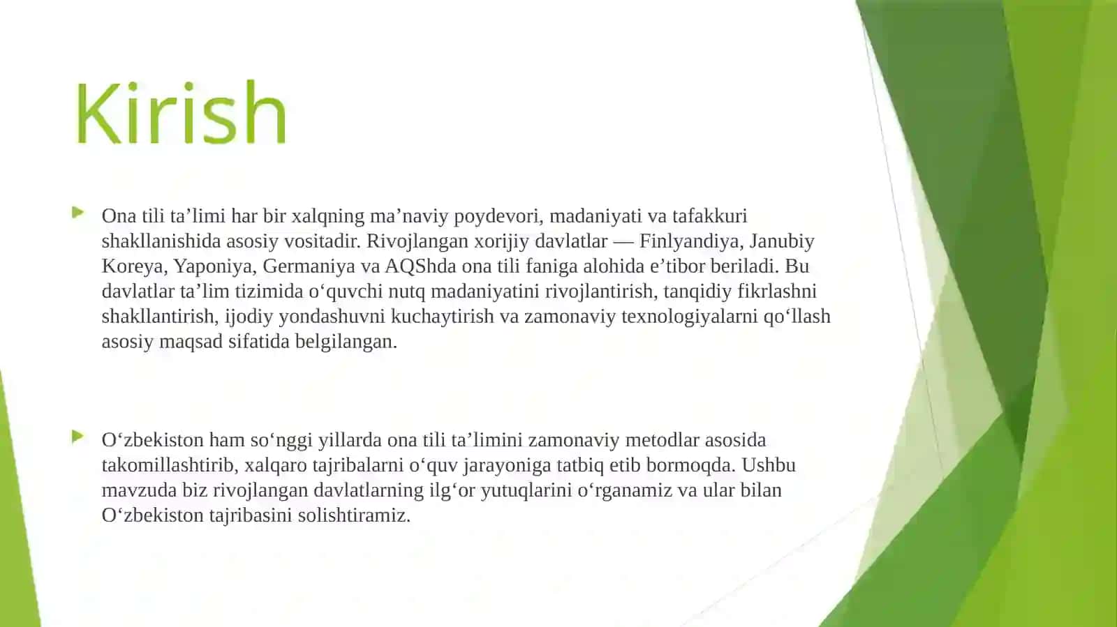 OnaTiliTa'limidaRivojlanganXorijiyDavlatlarTajribasi 3