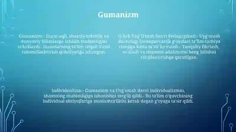 GʻArb UygʻOnish Davri Pedagogikasi 3