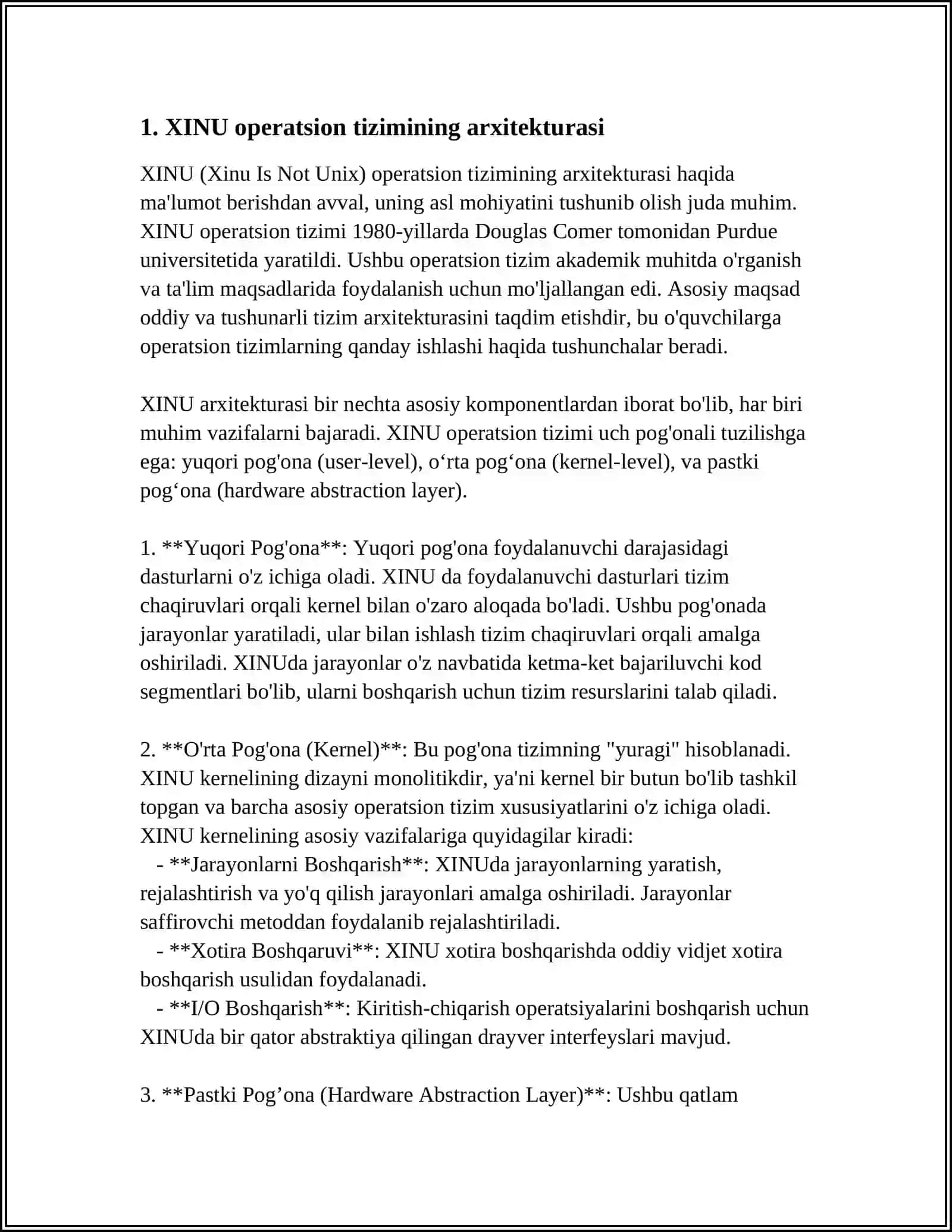 XINU OILASINING OPERATSION TIZIMLARI 3