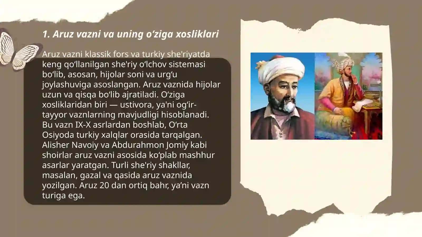 Aruz vaznida rukn va bahr 3
