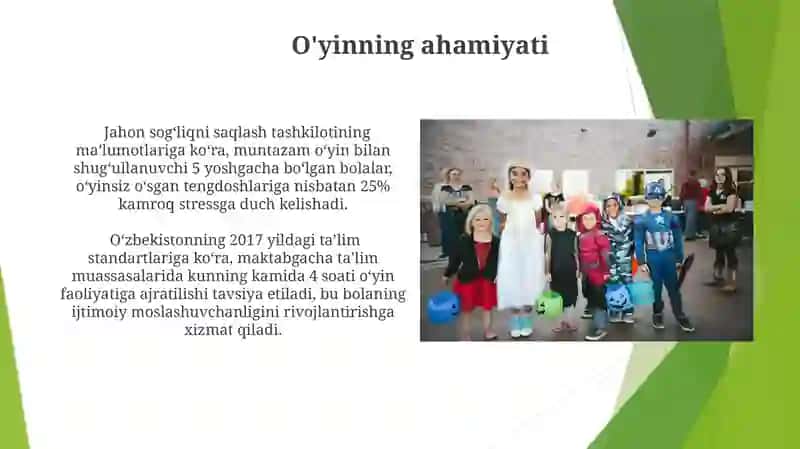 O'yin tushunchasi 3