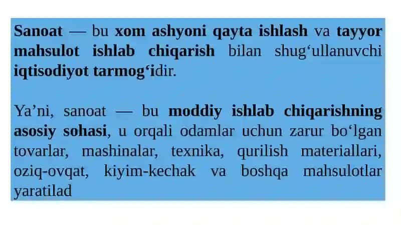 Mintaqalarda sanoattarmog‘inirivojlanishi 3