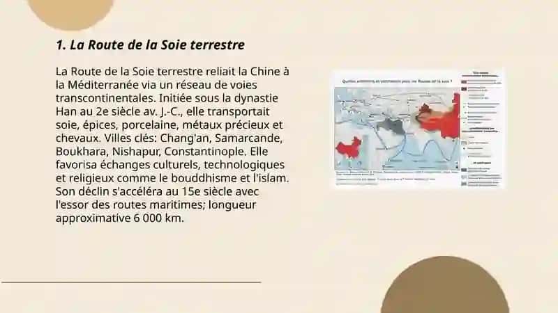 les routes commerciales du monde 3