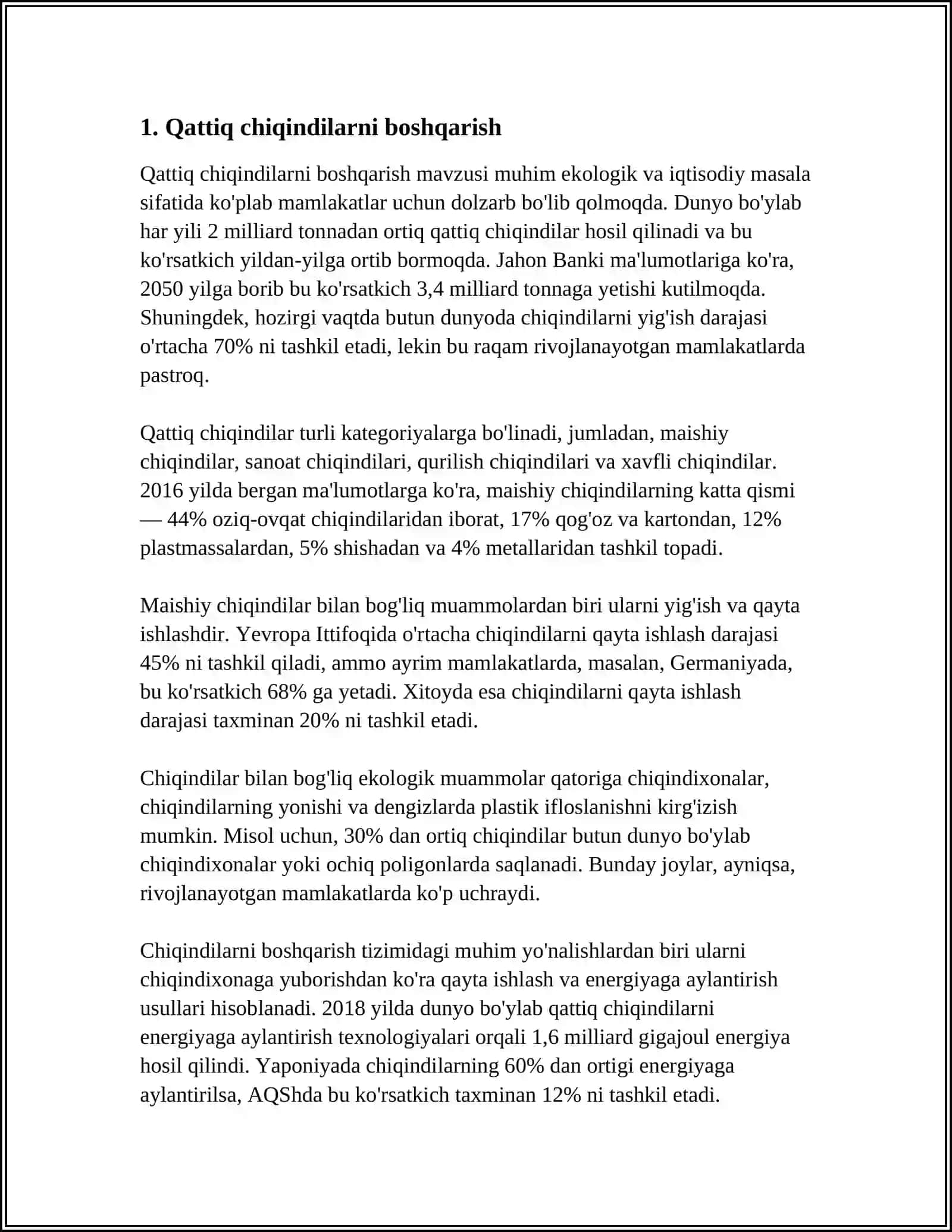 QATTIQ CHIQINDILARNI BOSHQARISH 3
