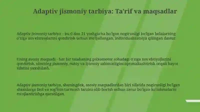 Adaptiv jismoniy tarbiya tamoyillari va funksiyalari 3