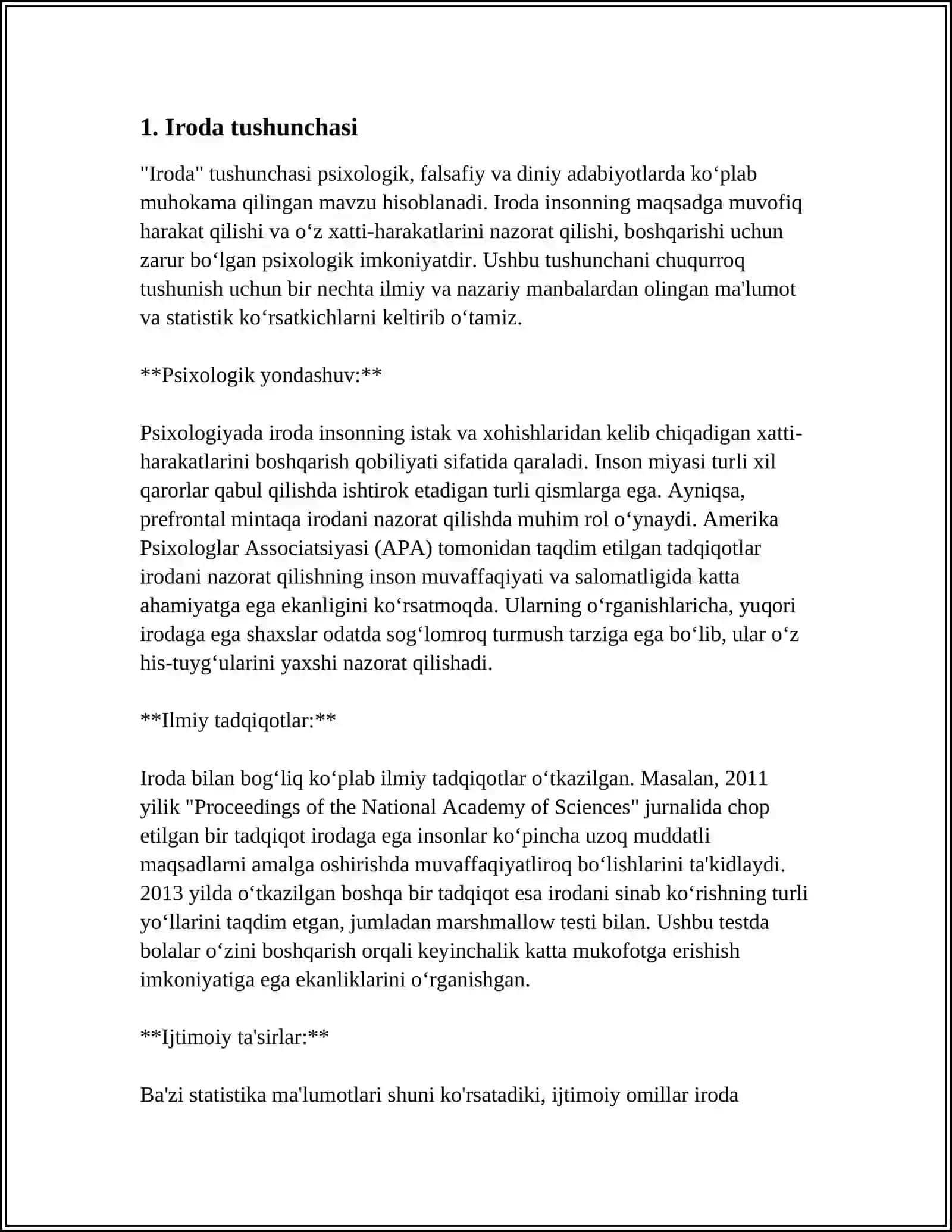 UMUMIY PSIXOLOGIYADA IRODA POTOLOGIYASI 3