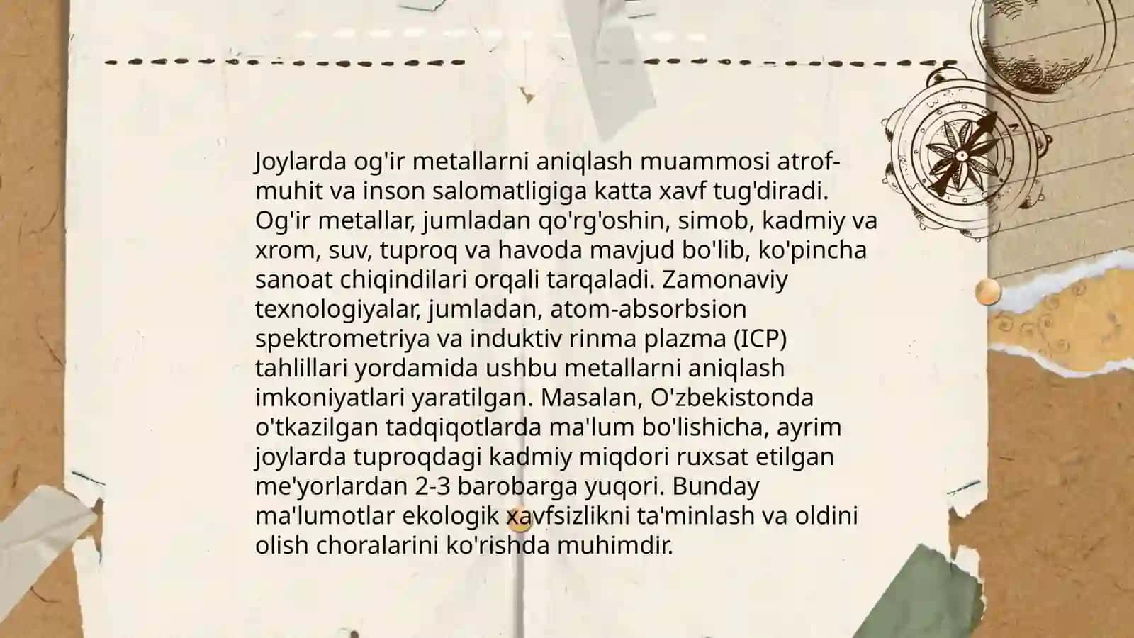 Joylarda og'ir metallarni aniqlash 3