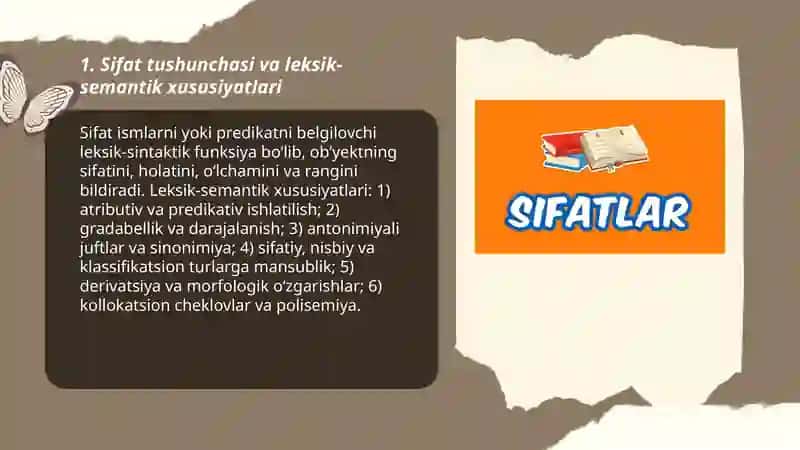 ingiliz filologiyasida sifat 3
