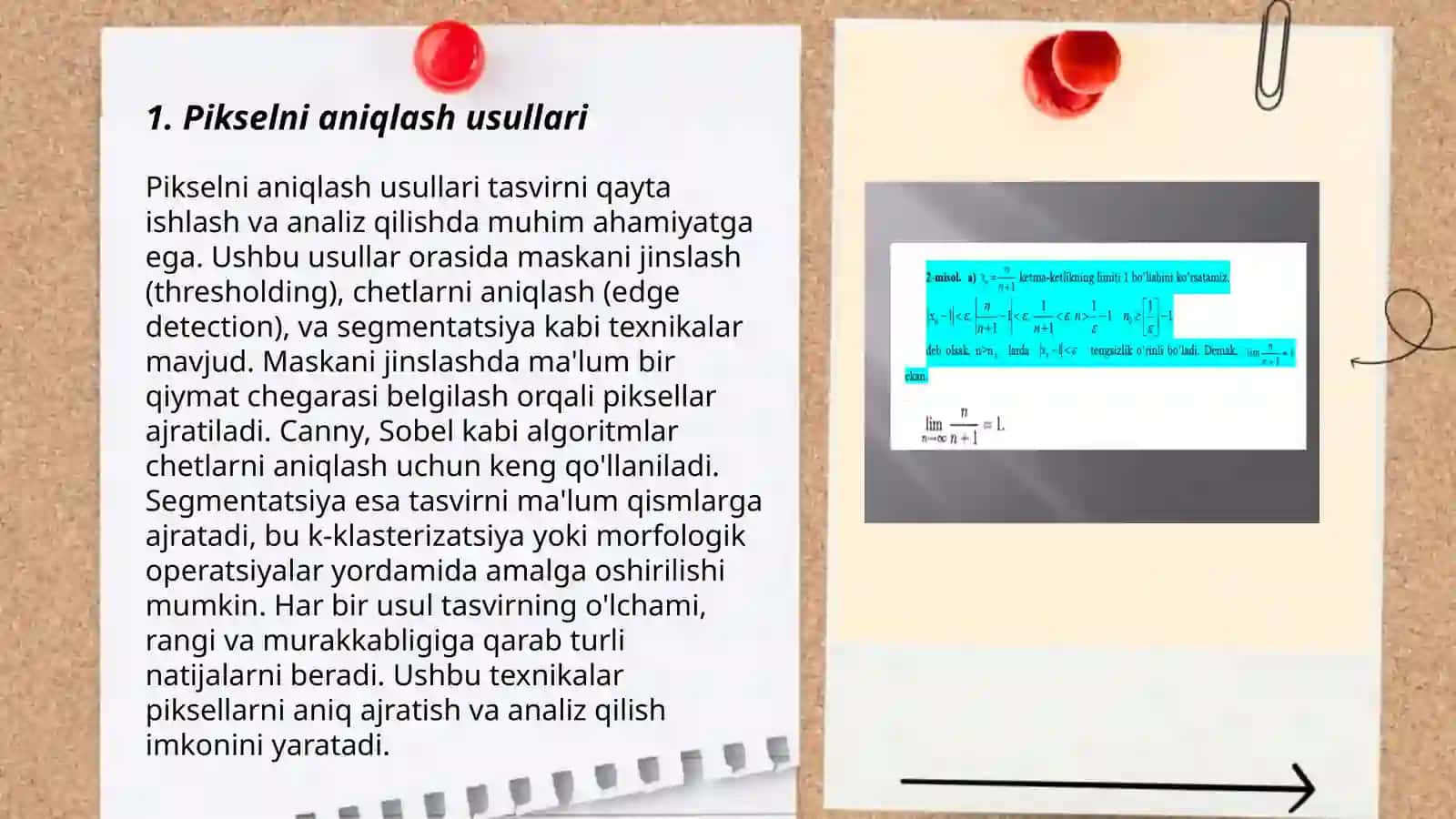 Pikselni aniqlash usullari 3