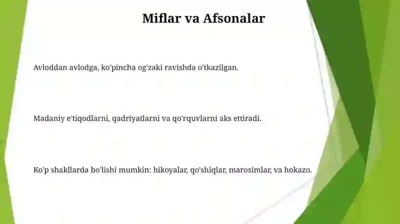 Folklorning o'ziga xos xusussiyatlari 3