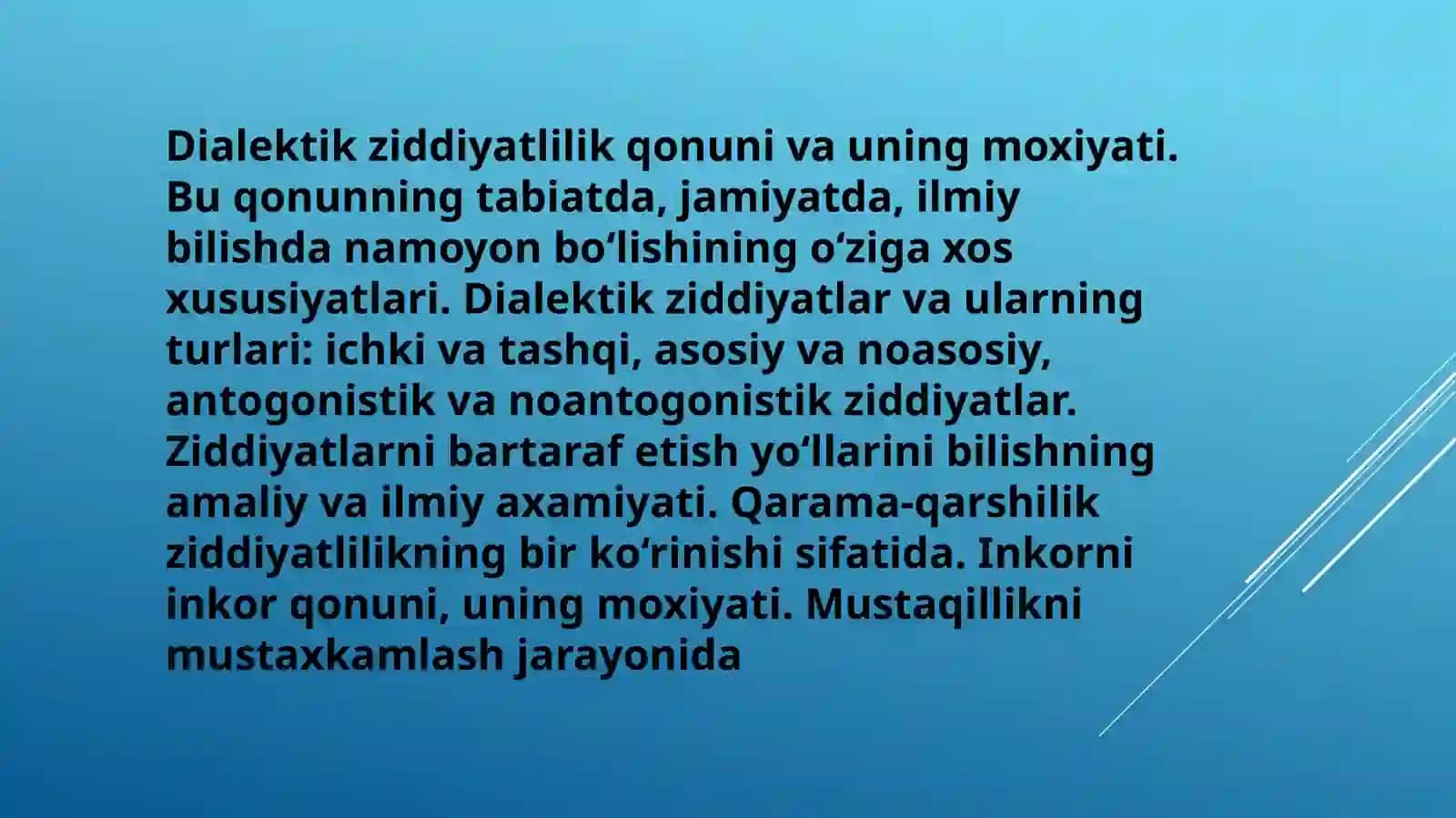 Dialektik ziddiyatlilik qonuni va uning moxiyati 3